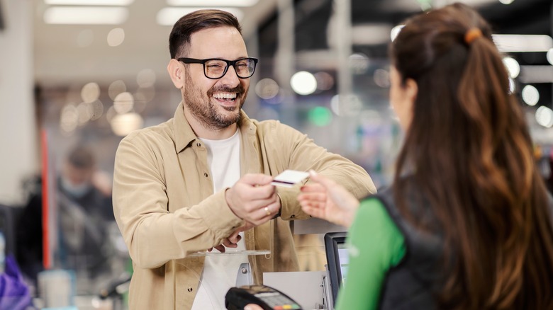 grocery store customer