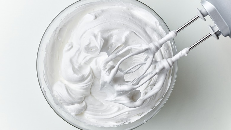 Whipped egg whites