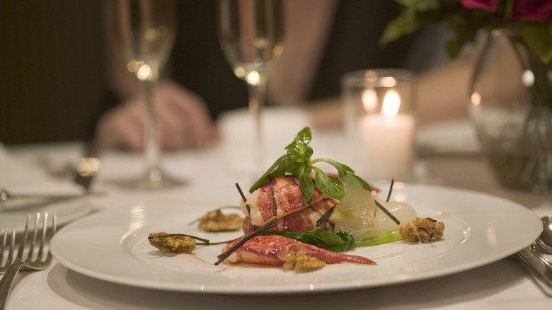 fancy lobster dish