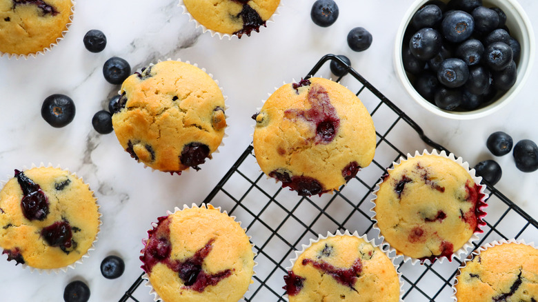 blueberry muffins