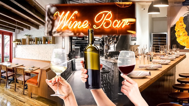 hands holding wine glasses