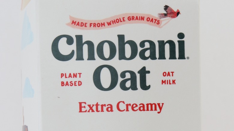 Chobani oat milk packaging