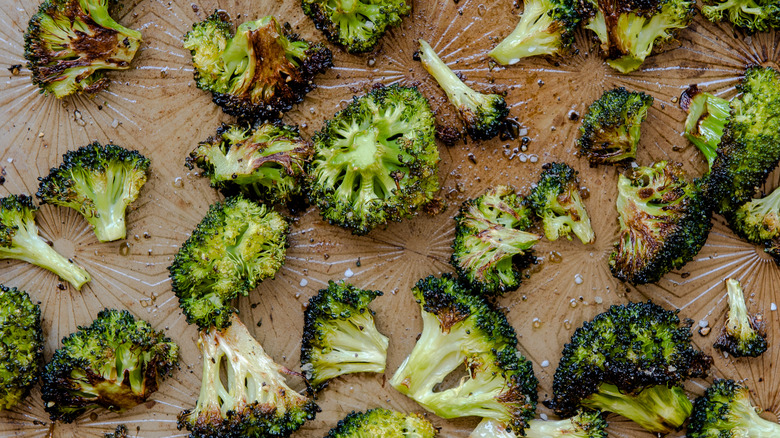 roasted broccoli florets