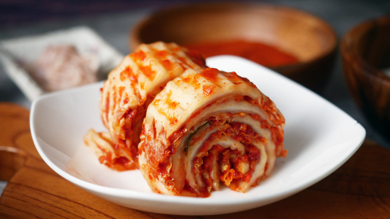 Kimchi with a great presentation