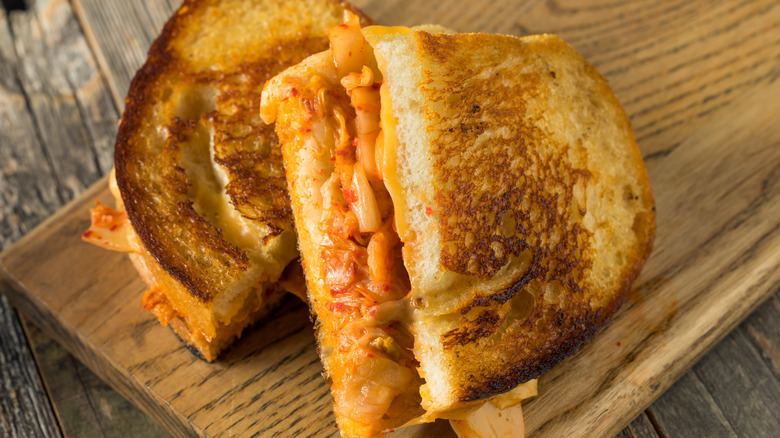 Kimchi grilled cheese