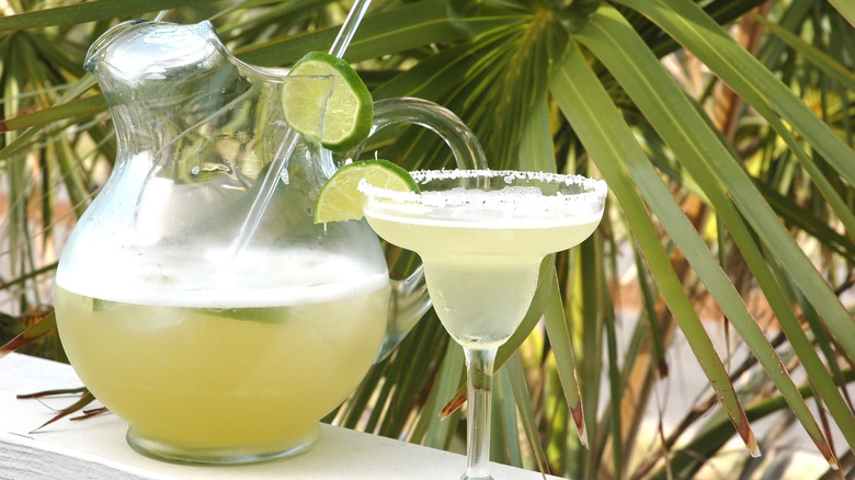 Margarita with pitcher