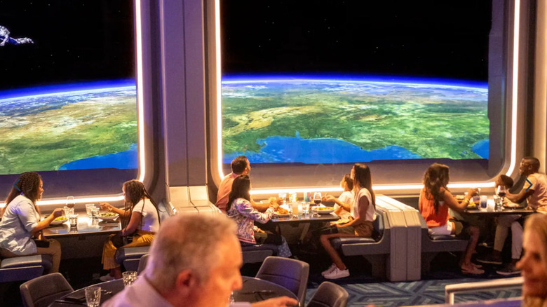 Panoramic view of earth