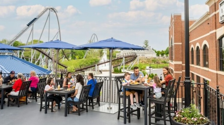 Patio view of Hersheypark