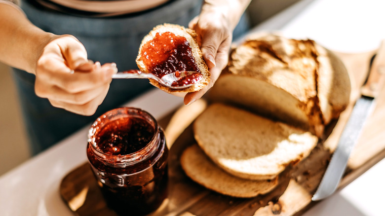 A jar of jelly