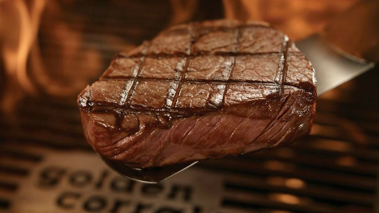 large steak from Golden Corral