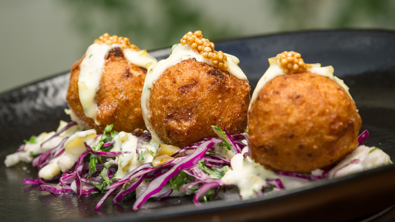 three hush puppies