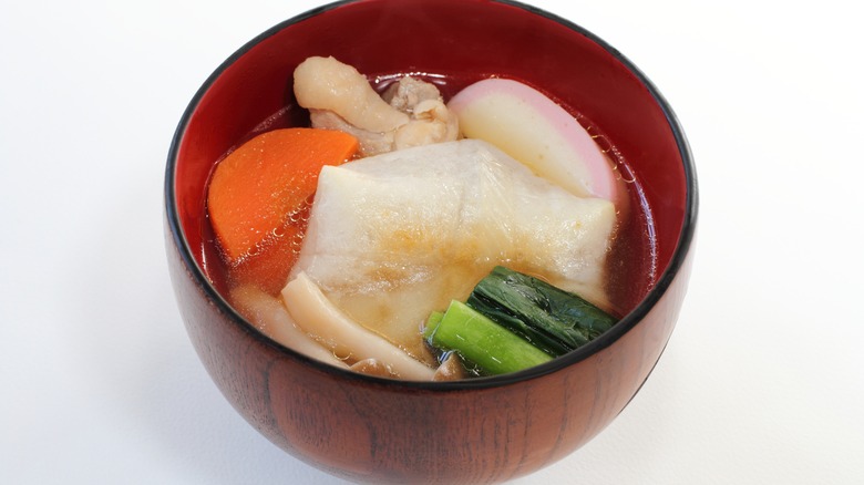 ozoni soup with vegetables