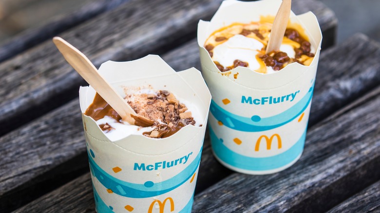McFlurries on table