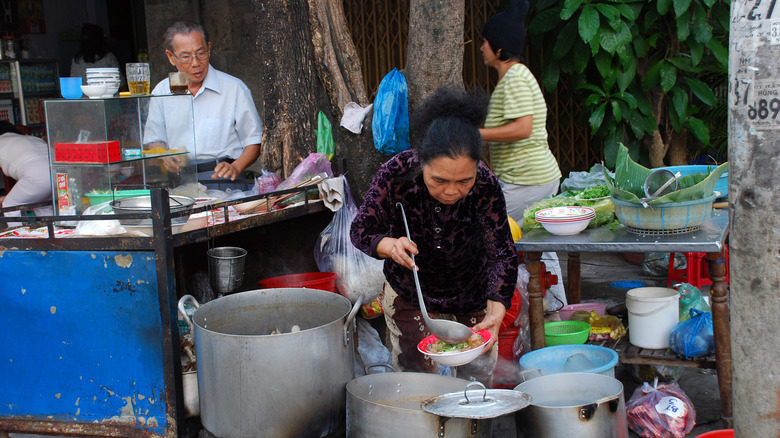 Pho street vendor