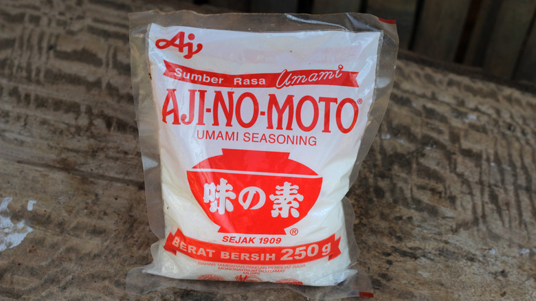 A packet of MSG