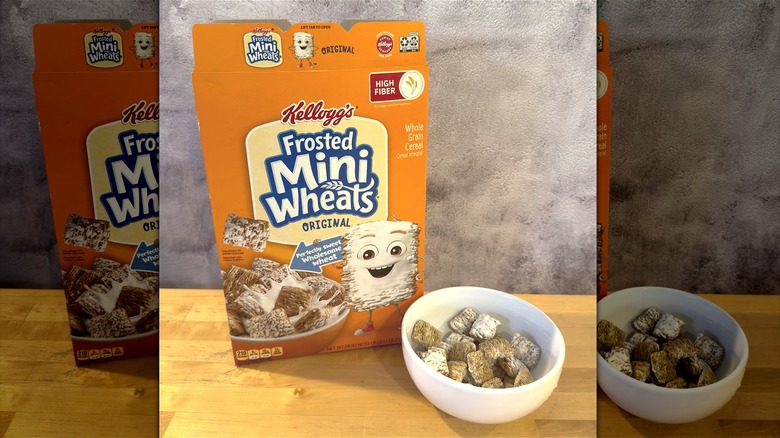 Bowl of Frosted Mini Wheats