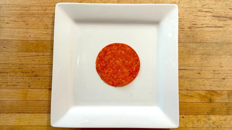 Sandwich style pepperoni