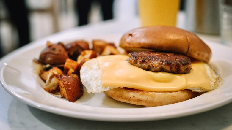 Village Inn breakfast sandwich