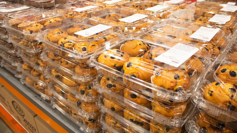 Stacks of muffins