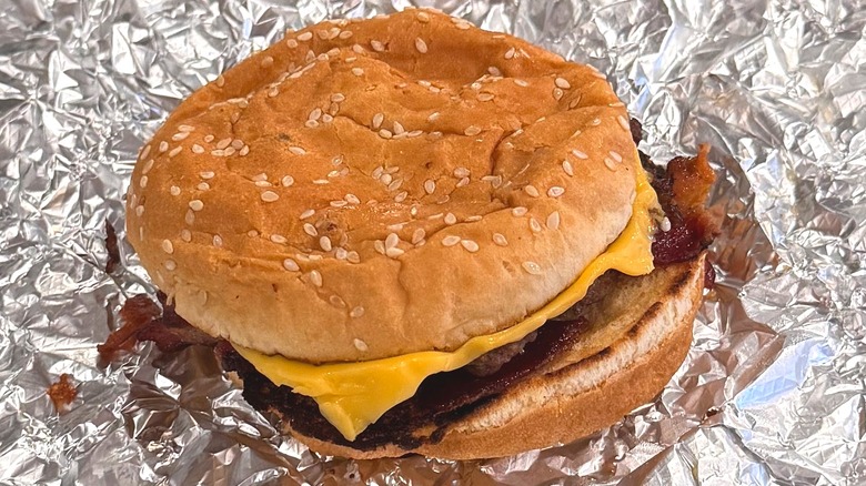 Little Bacon Cheeseburger from Five Guys