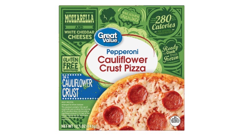 Great Value cauliflower crust pizza