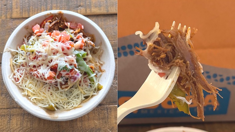 Brisket Birria mini bowl from Qdoba