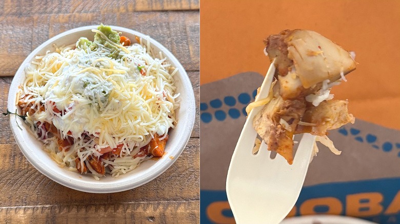 Chicken mini bowl from Qdoba