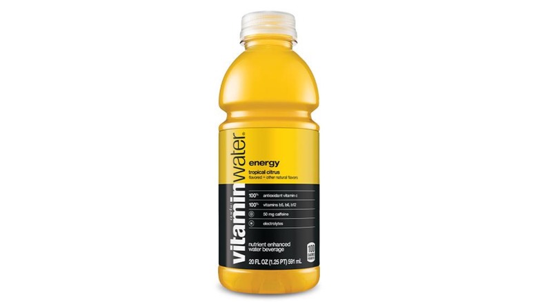 A 12-pack of Vitaminwater Energy against a white background