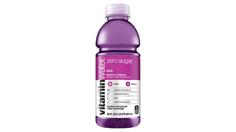 10 bottles of Vitaminwater Look against a white background