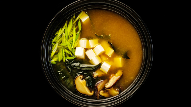 Bowl of miso broth