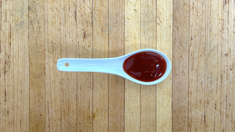 Spoonful of Full Moon BBQ Sauce