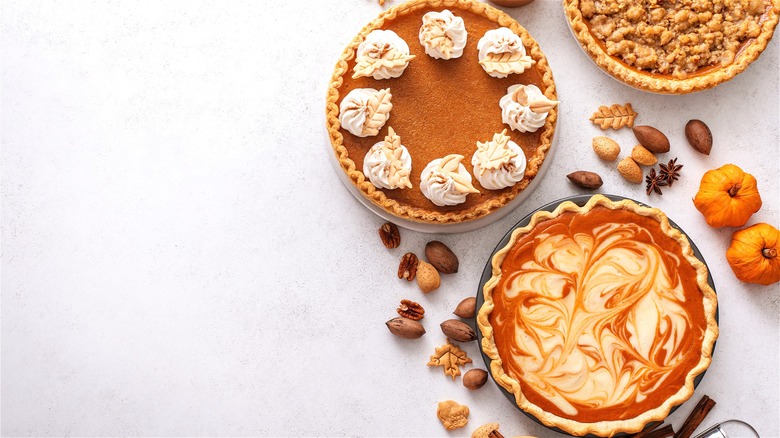 Fall-inspired pies 