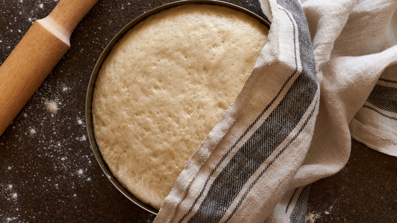 Rising dough 