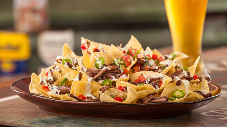 plate of nachos