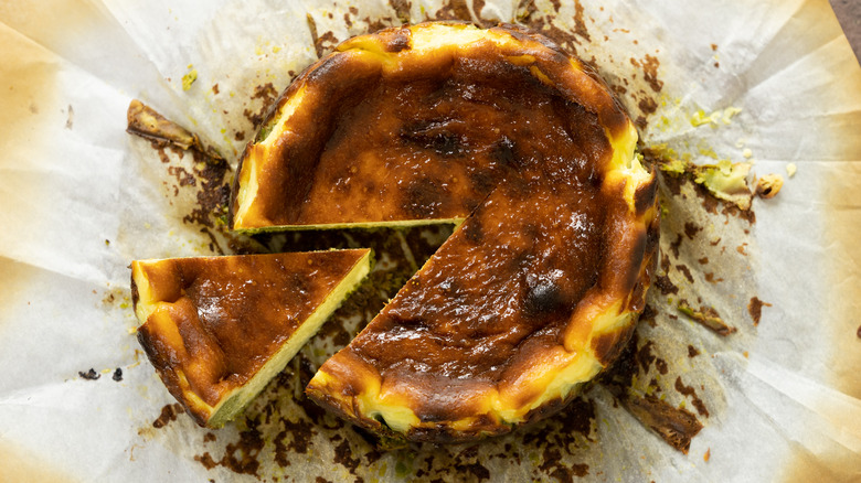 Basque cheesecake