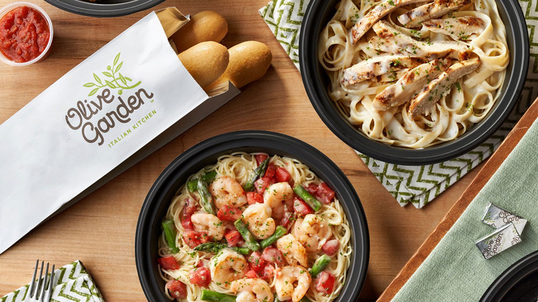Olive Garden pasta dishes