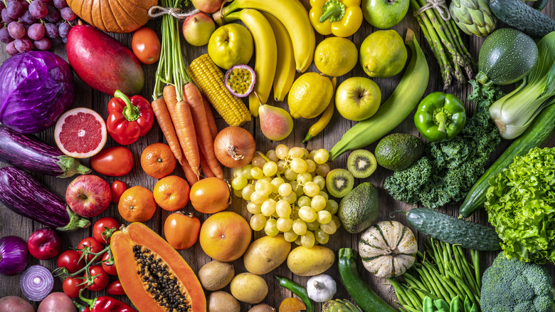 fruit and vegetables