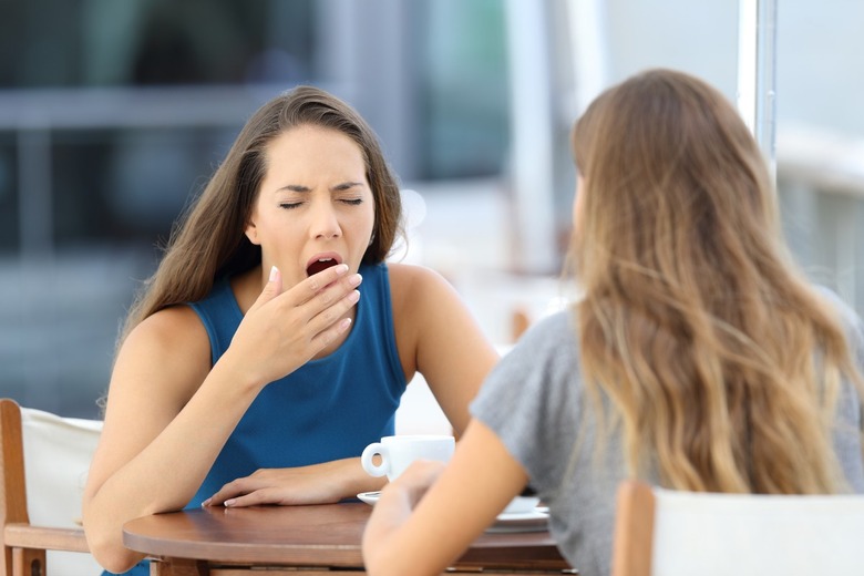 Not talking at all