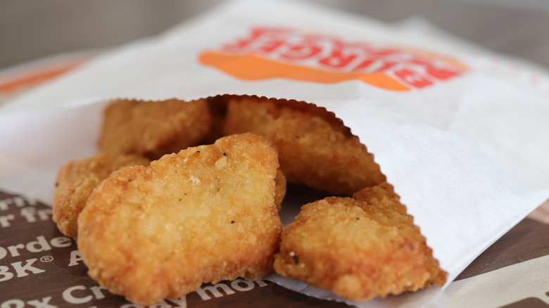 bag of BK chicken nuggets