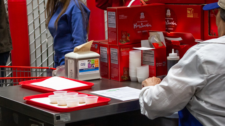 Costco sample cart
