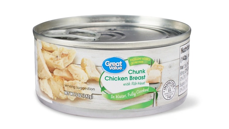Great Value canned chicken