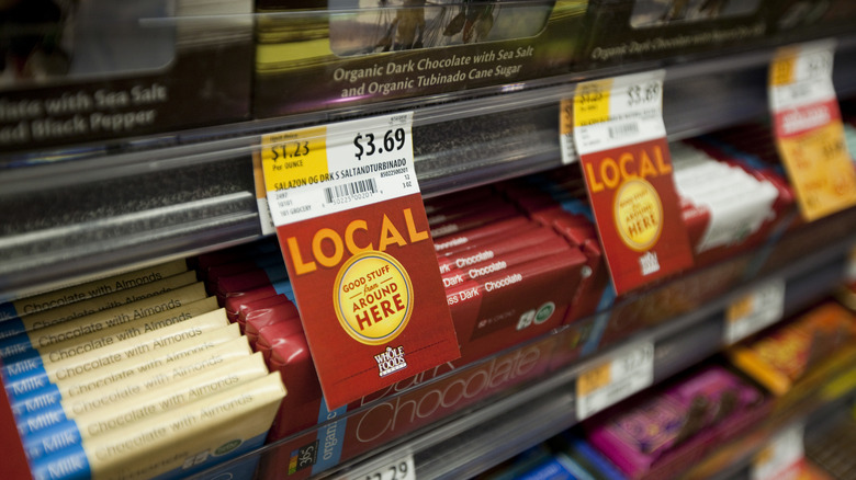 Close-up on local Whole Foods chocolate