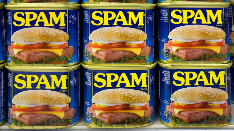 Cans of SPAM