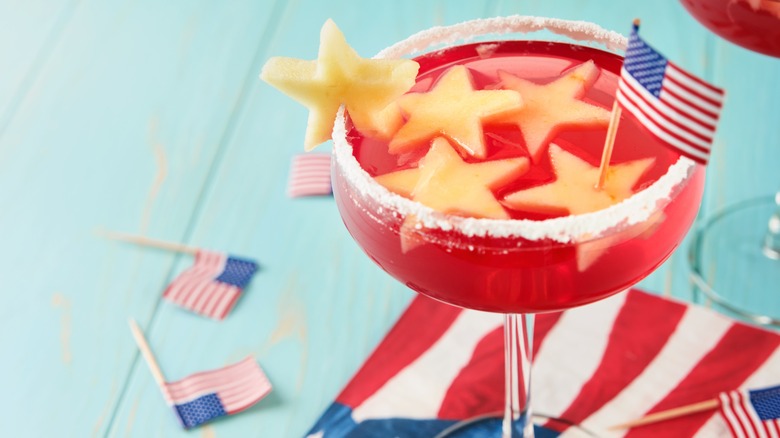 4th of July margarita cocktails