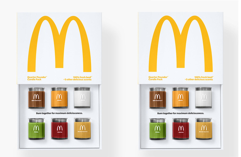 mcdonalds quarter pounder candles