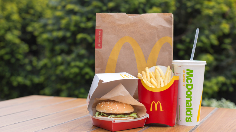 McDonald's meal to go