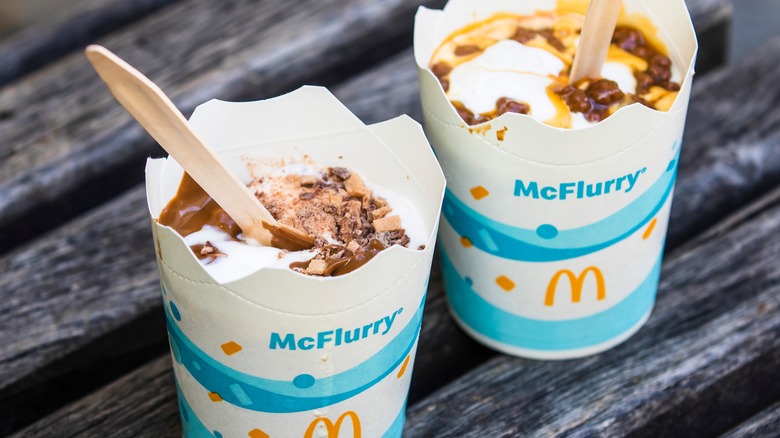 McFlurries with spoons