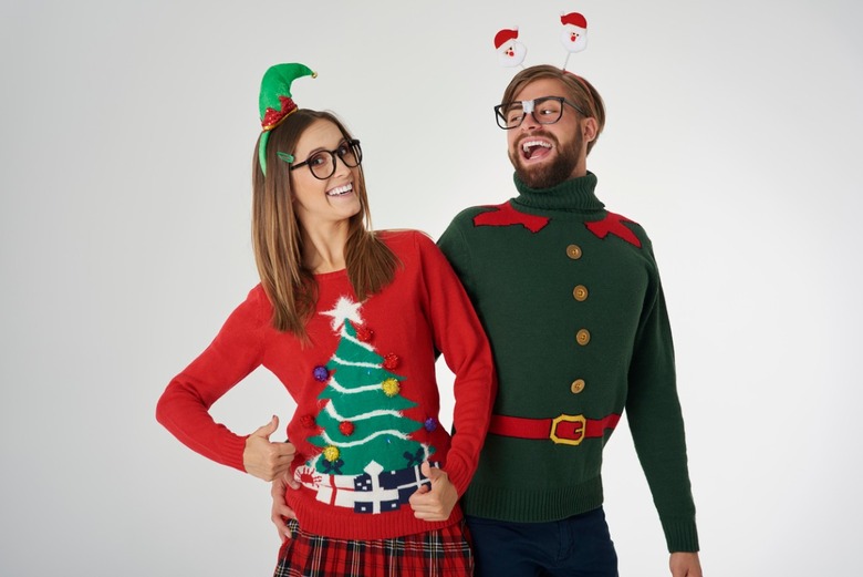 "You look festive!"