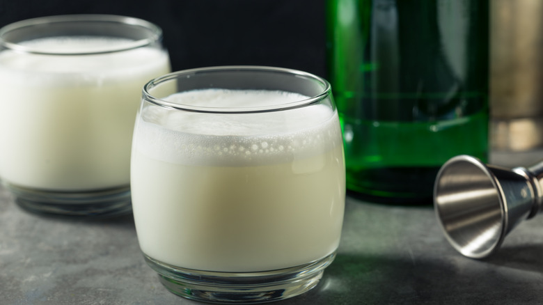 soju and Yakult cocktail