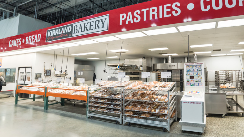 Costco Kirkland bakery area